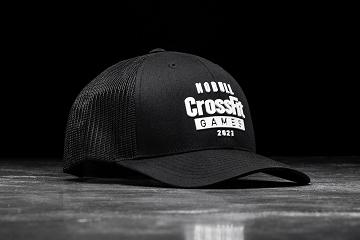 Black Nobull Crossfit Games® 2021 Curved-Brim Trucker Women's Hats | CA M2286Q